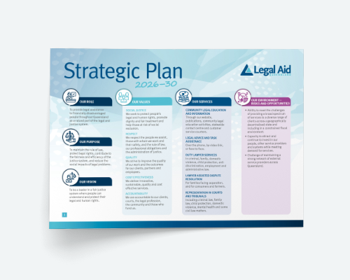 Legal Aid Queensland strategic plan
